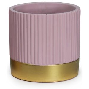 ΓΛΑΣΤΡΑ ΚΕΡΑΜΙΚΗ ΣΧΕΔΙΟ LUX GOLD 14x14x13cm - Image 4