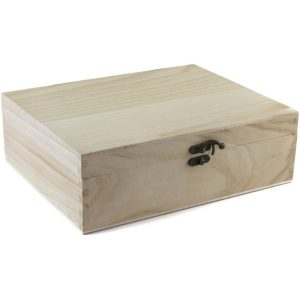 ΜΠΙΖΟΥΤΙΕΡΑ ΞΥΛΙΝΗ ΣΠΑΣΤΗ 28*22*8,8CM VC1452 - Image 2