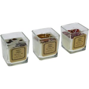 ΚΕΡΙ ΑΡΩΜΑΤΙΚΟ NATURAL ΣΕ ΓΥΑΛΙΝΟ ΤΕΤΡΑΓΩΝΟ ΒΑΖΟ 360GR ΣΕ ΣΤΑΝΤ VC2012 - Image 4