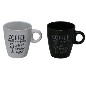 ΚΟΥΠΑ ΚΕΡΑΜΙΚΗ 7,8x8,7cm VC2298 ΜΕΣΑΙΑ COFFEE VIOSARP - Image 1