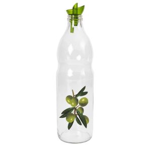 ΛΑΔΙΚΟ ΓΥΑΛΙΝΟ ΣΤΡΟΓΓΥΛΟ 1000ml ΣΧΕΔΙΟ ΕΛΙΑ 151655-000 - Image 1