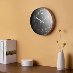 ΡΟΛΟΙ ΤΟΙΧΟΥ ΣΤΡΟΓΓΥΛΟ 30cm VC2701-2 ΜΑΥΡΟ-ΧΡΥΣΟ - Image 8