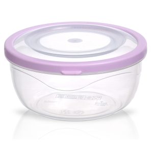 ΦΑΓΗΤΟΔΟΧΕΙΟ ELEGANT ΣΤΡΟΓΓΥΛΟ 850ml 15x7,5cm M-861 VIOSARP - Image 1