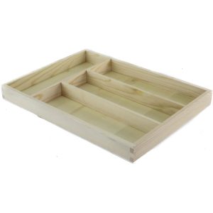ΜΟΛΥΒΟΘΗΚΗ 4 ΘΕΣΕΩΝ ΞΥΛΙΝΗ  23*32,5*2,8CM VC1442 - Image 1