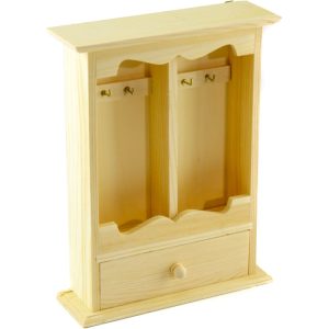 ΚΛΕΙΔΟΘΗΚΗ ΞΥΛΙΝΗ 19*25*6CM VC1449 - Image 1
