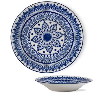 ΠΙΑΤΟ ΠΟΡΣΕΛΑΝΗ DESIGN ΦΑΓΗΤΟΥ ΒΑΘΥ 9 in - 23 cm - Image 3
