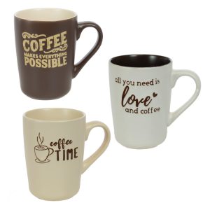 ΚΟΥΠΑ ΚΕΡΑΜΙΚΗ COFFEE TIME XL 9x12cm VC2714 - Image 1