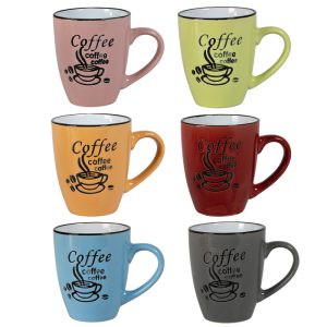 ΚΟΥΠΑ ΚΕΡΑΜΙΚΗ COFFEE M 9X10,5cm VC2715 - Image 1