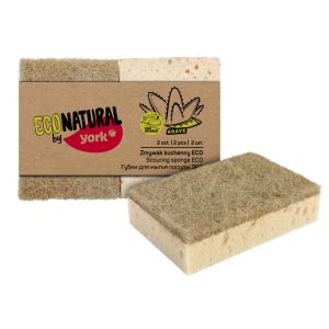ΣΦΟΥΓΓΑΡΙ ΠΙΑΤΩΝ ΣΕΤ 2 ΤΜΧ 10x7cm ECO NATURAL No 030200 - Image 1