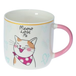 ΚΟΥΠΑ ΚΕΡΑΜΙΚΗ CUTE CATS L 9.3x9.2cm VC2963 VIOSARP - Image 4
