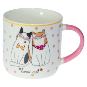ΚΟΥΠΑ ΚΕΡΑΜΙΚΗ CUTE CATS L 9.3x9.2cm VC2963 VIOSARP - Image 5