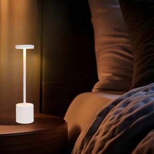 ΕΠΙΤΡΑΠΕΖΙΟ ΕΠΑΝΑΦΟΡΤΙΖΟΜΕΝΟ ΦΩΤΙΣΤΙΚΟ LED ΛΕΥΚΟ 34x8cm VC2832-2 - Image 5