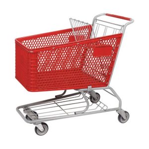 ΚΑΡΟΤΣΙ ΜΑΡΚΕΤ ΜΕΤΑΛΛΙΚΟ ΜΕ ΠΛΑΣΤΙΚΟ VC982 125L 110x60x105cm VIOSARP - Image 1