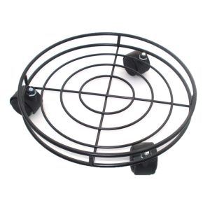 ΒΑΣΗ ΜΑΥΡΗ ΜΕ ΡΟΔΕΣ 27cm VC970 VIOSARP - Image 1