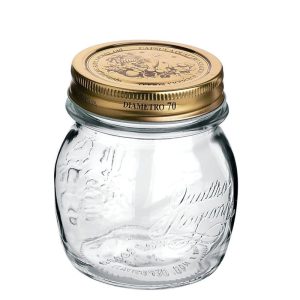 ΒΑΖΟ ΓΥΑΛΙΝΟ ΜΕ ΧΡΥΣΟ ΚΑΠΑΚΙ ΣΧΕΔΙΟ 250ml 9x7cmFY2101S-CB1520 - Image 1