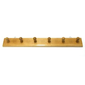ΚΡΕΜΑΣΤΡΑ ΞΥΛΙΝΗ ΤΟΙΧΟΥ 6 ΘΕΣΕΩΝ 50cm - Image 1