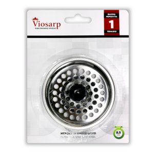 ΦΙΛΤΡΟ ΝΕΡΟΧΥΤΗ ΑΝΟΞΕΙΔΩΤΟ ΓΙΓΑΣ VC596 8,5cm VIOSARP - Image 1