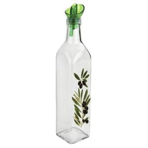 ΛΑΔΙΚΟ ΓΥΑΛΙΝΟ ΤΕΤΡΑΓΩΝΟ ΜΕ ΕΛΙΑ FYOV-1 500ml VIOSARP - Image 1