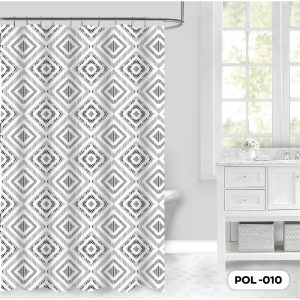 ΚΟΥΡΤΙΝΑ ΜΠΑΝΙΟΥ ΥΦΑΣΜΑ POLYESTER VC901-1 180x180cm - Image 13