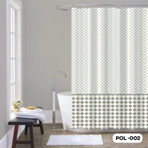 ΚΟΥΡΤΙΝΑ ΜΠΑΝΙΟΥ ΥΦΑΣΜΑ POLYESTER VC901-2 180x200cm (ΜxY) - Image 14