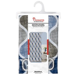 ΚΟΥΡΤΙΝΑ ΜΠΑΝΙΟΥ ΥΦΑΣΜΑ POLYESTER VC901-2 180x200cm (ΜxY) - Image 4