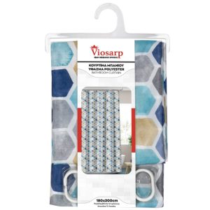 ΚΟΥΡΤΙΝΑ ΜΠΑΝΙΟΥ ΥΦΑΣΜΑ POLYESTER VC901-2 180x200cm (ΜxY) - Image 9