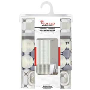 ΚΟΥΡΤΙΝΑ ΜΠΑΝΙΟΥ ΥΦΑΣΜΑ POLYESTER VC901-2 180x200cm (ΜxY) - Image 10