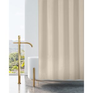 ΚΟΥΡΤΙΝΑ ΜΠΑΝΙΟΥ ΥΦΑΣΜΑ Α ΠΟΙΟΤΗΤΑ VC903-1 180x180cm ΜΟΝΟΧΡΩΜΗ - Image 5