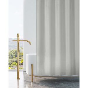 ΚΟΥΡΤΙΝΑ ΜΠΑΝΙΟΥ ΥΦΑΣΜΑ Α ΠΟΙΟΤΗΤΑ VC903-1 180x180cm ΜΟΝΟΧΡΩΜΗ - Image 6