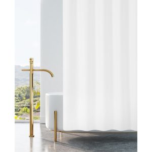 ΚΟΥΡΤΙΝΑ ΜΠΑΝΙΟΥ ΥΦΑΣΜΑ Α ΠΟΙΟΤΗΤΑ VC903-1 180x180cm ΜΟΝΟΧΡΩΜΗ - Image 8