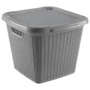 ΚΑΛΑΘΙ ΔΙΑΦΟΡΩΝ ΧΡΗΣΕΩΝ Μ-071 ΚΝΙΤ DESIGN 15L 32x30,5x26cm - Image 1
