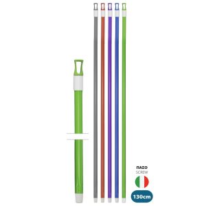 ΚΟΝΤΑΡΙ ΜΕΤΑΛΛΙΚΟ ΣΤΡΟΓΓΥΛΟ ΜΠΙΛΙΑ 130cm 170g ΙΤΑΛΙΚΟ ΠΑΣΟ VIOSARP - Image 1