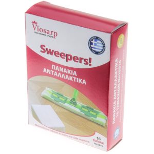 ΠΑΝΑΚΙΑ ΑΝΤΑΛΛΑΚΤΙΚΑ SWEEPERS 16 ΤΜΧ Νο19916 28x17cm VIOSARP - Image 1