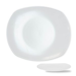 ΠΙΑΤΟ ΜΕΛΑΜΙΝΗ 27 cm ΑΣΠΡΟ Νο708 - Image 1