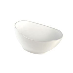 ΜΠΩΛΑΚΙ ΜΕΛΑΜΙΝΗ 15cm 350ml ΑΣΠΡΟ Νο709 - Image 1