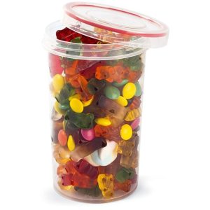 ΦΑΓΗΤΟΔΟΧΕΙΟ TWIST ΣΤΡΟΓΓΥΛΟ 600ml 9,2x15cm Μ-766 VIOSARP - Image 1