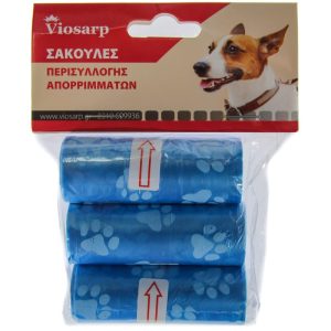 PET ΣΑΚΟΥΛΕΣ ΑΠΟΡΡΙΜΜΑΤΩΝ ΣΧΕΔΙΟ ΣΕΤ 3x 42 ΤΜΧ VC1756 VIOSARP - Image 1