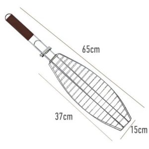 ΣΧΑΡΑ VC2919 ΧΡΩΜΙΟΥ ΓΙΑ ΨΑΡΙ 13x58 ΜΕ ΞΥΛΙΝΗ ΛΑΒΗ - Image 5