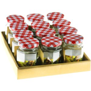 ΒΑΖΟ ΓΥΑΛΙΝΟ ΓΙΑ ΜΑΡΜΕΛΑΔΕΣ ΜΕ ΚΑΡΩ ΚΑΠΑΚΙ 120ml FY1511 - Image 4
