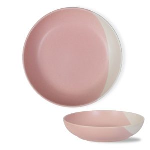ΠΙΑΤΟ ΚΕΡΑΜΙΚΟ ΦΑΓΗΤΟΥ ΒΑΘΥ ΡΟΖ 8.5 22,5x3,5cm No131256s3 - Image 1