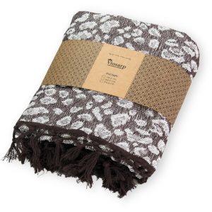 ΡΙΧΤΑΡΙ ΒΑΜΒΑΚΕΡΟ COTTON LEOPAR 270x170cm Νο35664 - Image 1