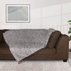 ΡΙΧΤΑΡΙ ΒΑΜΒΑΚΕΡΟ COTTON LEOPAR 270x170cm Νο35664 - Image 3