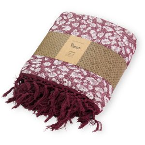 ΡΙΧΤΑΡΙ ΒΑΜΒΑΚΕΡΟ COTTON LEOPAR 270x170cm Νο35664 - Image 5