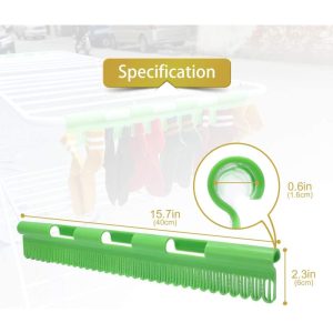 ΑΠΛΩΣΤΡΑ CLIP ΓΙΑ ΕΣΩΡΟΥΧΑ ΣΕΤ 2 ΤΜΧ 40cm VC2215 VIOSARP - Image 3