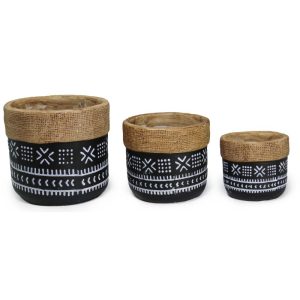ΓΛΑΣΤΡΑ ΚΕΡΑΜΙΚΗ ΣΧΕΔΙΟ ETHNIC ROPE 10.5x10.5x9.5cm - Image 3