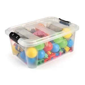 ΚΟΥΤΙ ΑΠΟΘΗΚΕΥΣΗΣ ΔΙΑΦΑΝΟ NEW GEN M-1804 30L 48,5x36,5x26,5cm VIOSARP - Image 1