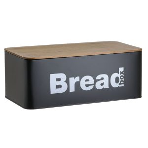 ΨΩΜΙΕΡΑ ΜΕΤΑΛΛΙΚΗ Νο40309 ΜΕ ΞΥΛΙΝΟ ΚΑΠΑΚΙ 33x18x13.5cm - Image 1