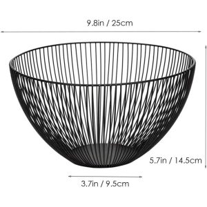 ΦΡΟΥΤΙΕΡΑ ΜΕΤΑΛΛΙΚΗ ΣΤΡΟΓΓΥΛΗ 25x11cm VC2310 VIOSARP - Image 3