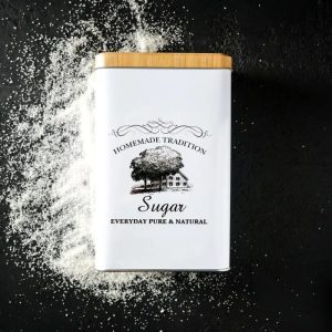 ΒΑΖΟ ΜΕΤΑΛΛΙΚΟ ΓΙΑ ΚΑΦΕ ΖΑΧΑΡΗ ΟΡΘΟΓΩΝΙΟ No41856 9x6x16cm VIOSARP - Image 5