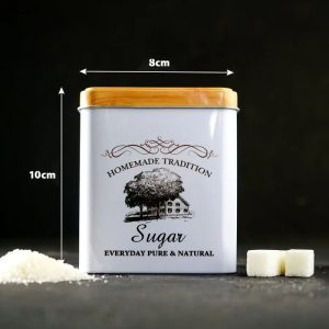 ΒΑΖΟ ΜΕΤΑΛΛΙΚΟ ΓΙΑ ΚΑΦΕ ΖΑΧΑΡΗ ΤΕΤΡΑΓΩΝΟ 8x8x10cm No41863 - Image 12